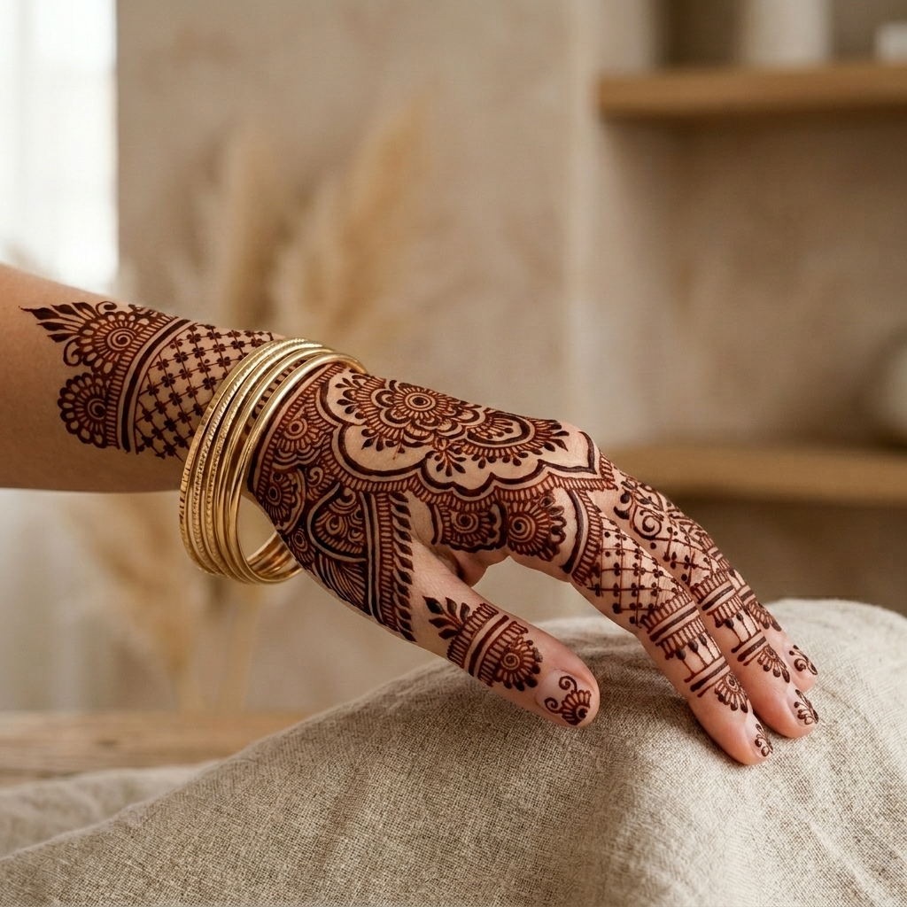 Bridal Royal Henna Result
