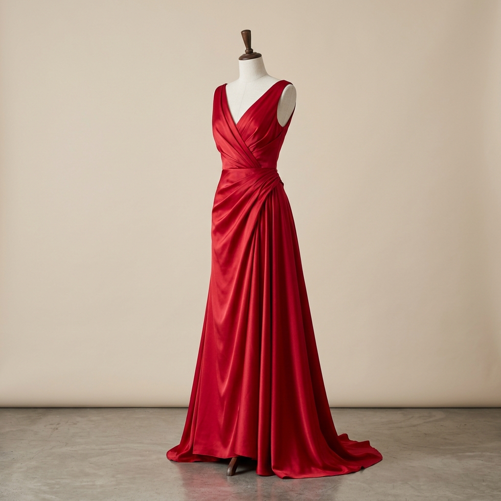 Red Evening Gown