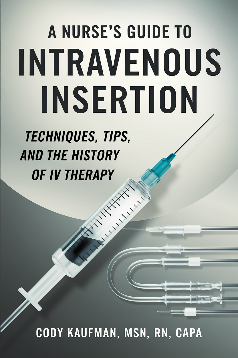 A Nurse’s Guide to Intravenous Insertion: Techniques, Tips, and the History of IV Therapy book cover